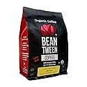 Beantween Coffee: Premium Organic BLONDE ROAST Ground (12oz) of 100% Arabica Coffee - Low Acid, MOLD-FREE, Certified Organic, Kosher, Single Origin