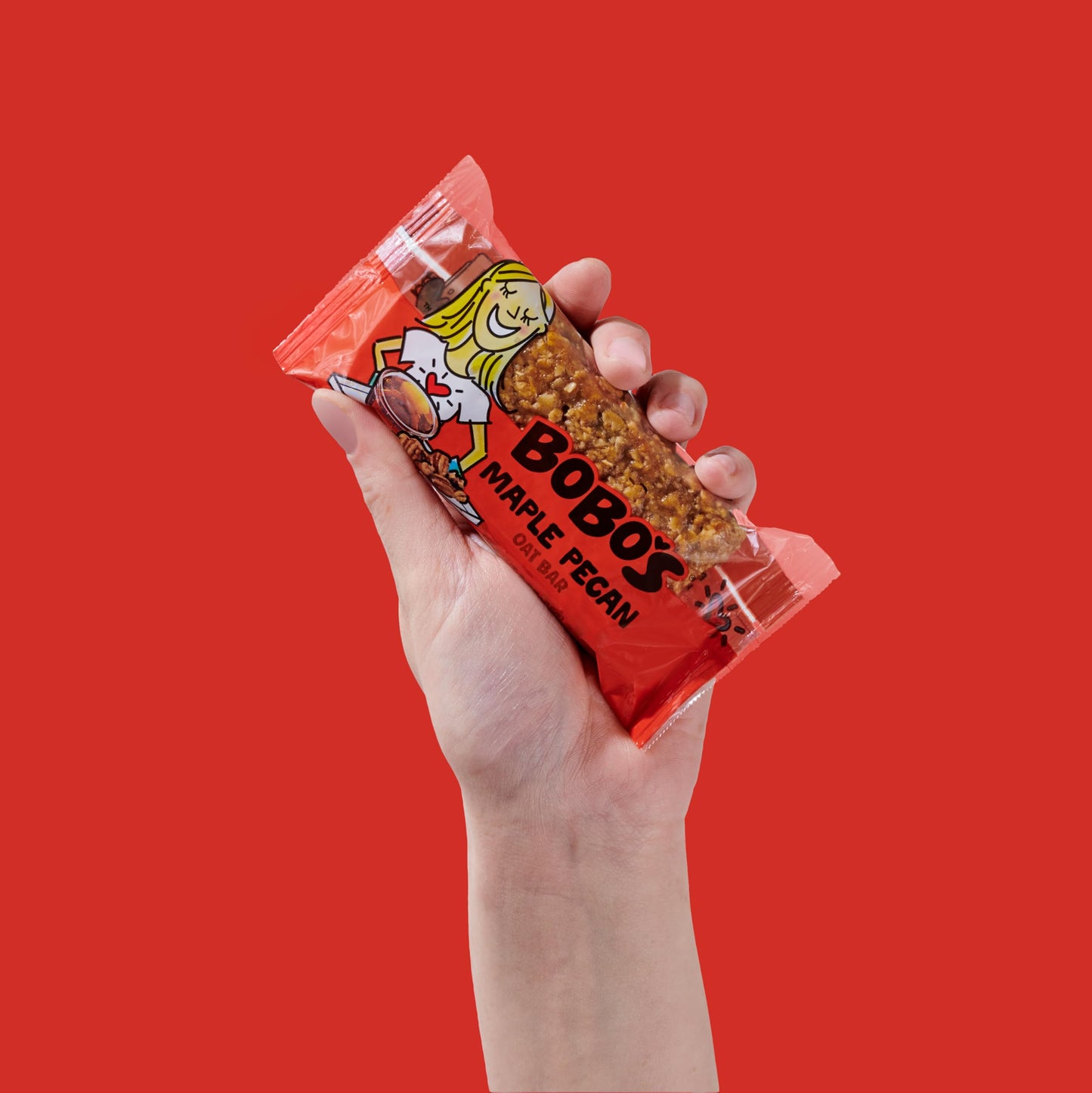 Bobo's Maple Pecan Oat Bars, Simple Ingredients, Whole Grain Oats, Plant Based, Gluten Free Breakfast Bars, Non-GMO, Healthy Snacks for Adults & Kids