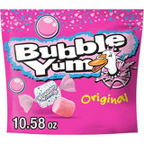 BUBBLE YUM Original Flavored Chewy, Bubble Gum Bag, 10.58 oz