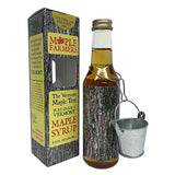 Vermont Maple Syrup, Pure, Small-Batch, Handcrafted on Small Family Farms by MAPLE FARMERS, 8.5 oz Glass Bottle with Decorative Metal Sap Bucket