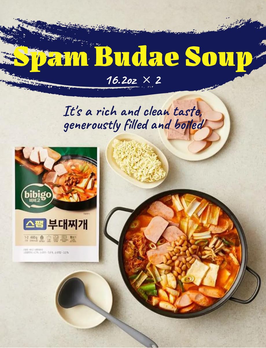 KULOSORY [Pack of 2]Korean Soup Budaejjigae - 16.2oz / K-Army Stew ?? ????