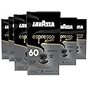 Lavazza Lavazza Ristretto Noble Dark Roast Coffee Capsules Compatible with Nespresso Original Machines, Ristretto, 10 Count (Pack of 6)