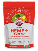 Manitoba Harvest Organic Hemp+ Energy, Caffeine & Guarana Powder, Smoothie Booster Powder Blend, 7.5 oz