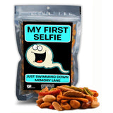 My First Selfie Trail Mix for Adults and Teens Stocking Stuffers for Dad Jokes Fun Easter Basket Ideas Spicy Gourmet Snack Gift Assorted Nuts Crunchy