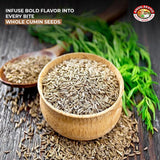 Angel Brand Cumin Seeds Whole 13oz Bottle - Premium Whole Cumin Seeds for Cooking, Spices, and Seasoning - Ideal for Indian, Middle Eastern & Mexican