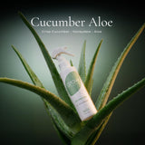 Grow Fragrance Certified Non Toxic, 100% Plant Based Fabric and Room Air Freshener Spray. Made with All Natural Essential Oils (Cucumber Aloe 2 Pack)