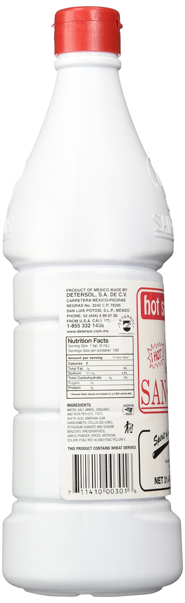San Luis Salsa Picante Hot Sauce - 31.4 Oz