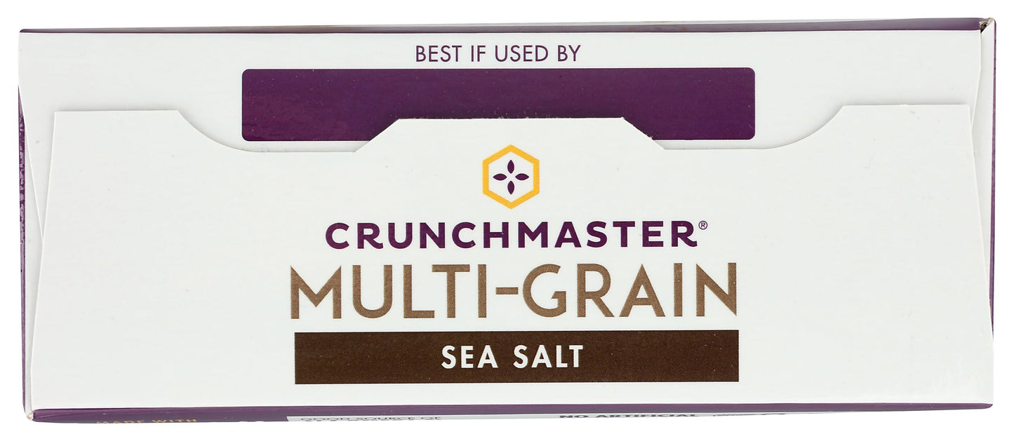 Crunchmaster Sea Salt Multi-Grain Crackers, 3.54 OZ