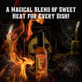 Hellfire Hot Sauce Ritual Habitual - Fruit-Based Gourmet Hot Sauce With Tropical Flavors and Curry, 5 oz.