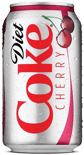 Coke Diet Cherry Soda, 12 oz Can (Pack of 24)