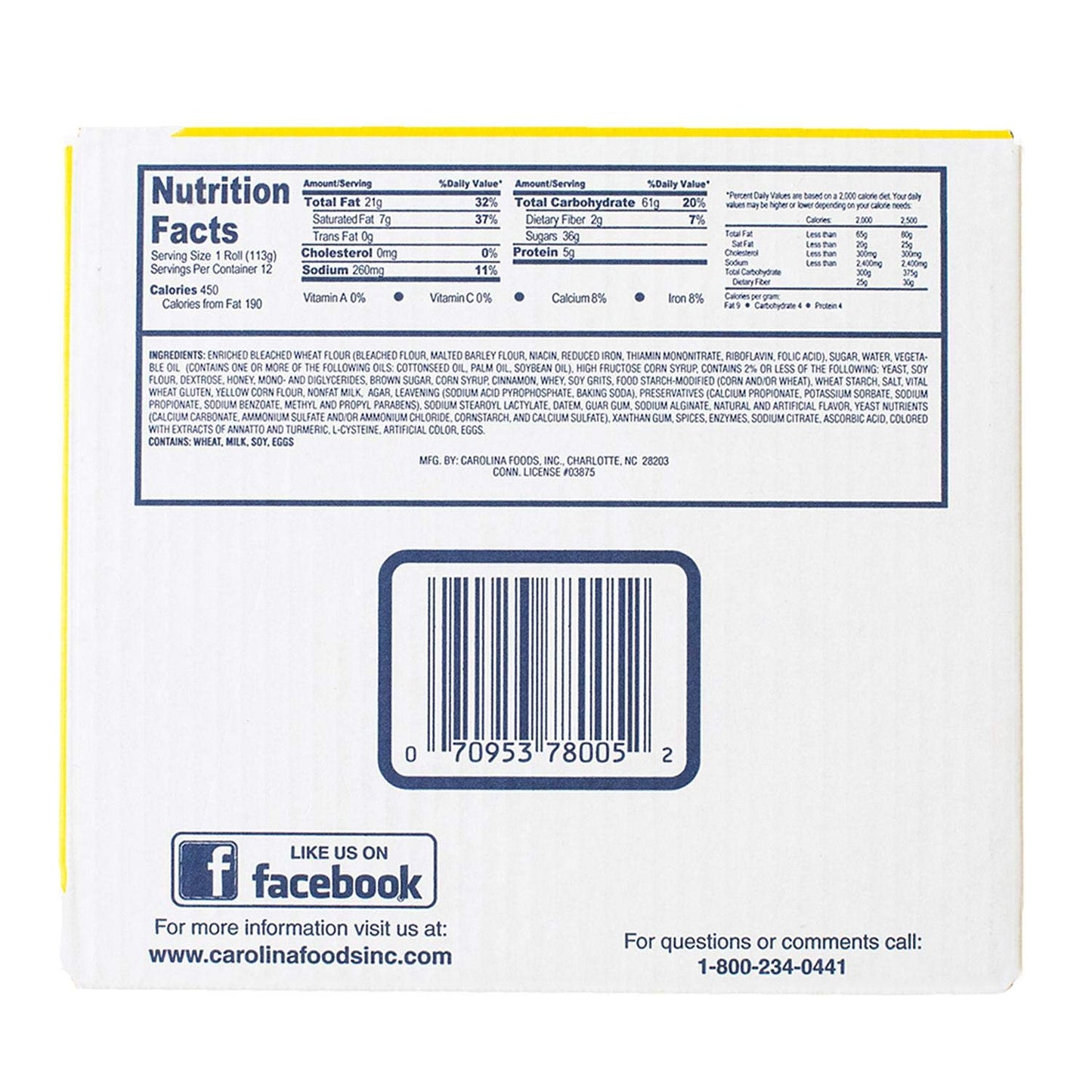 Evaxo Duchess Cinnamon Roll (4oz / 12pk)