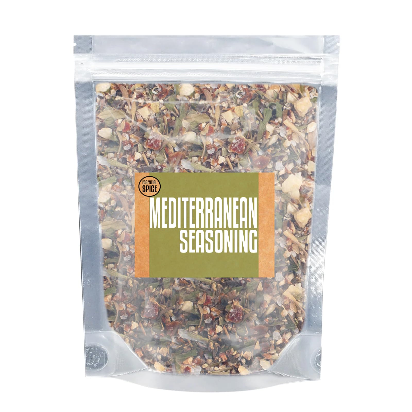Essential Spice Mediterranean Herb Seasoning - Aromatic Blend of Oregano, Thyme, Rosemary & Basil - Perfect for Grilled Meats, Vegetables, Salads