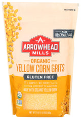 Arrowhead Mills Organic Yellow Corn Grits, 24 OZ