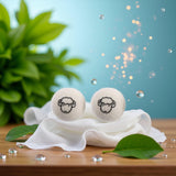 2 Pcs Wool Dryer Balls, Reusable Laundry Balls Softener Washing Fleece Dry Kit Anti-Static Reduce Wrinkles and Save Time Drying Ball,Laundry House