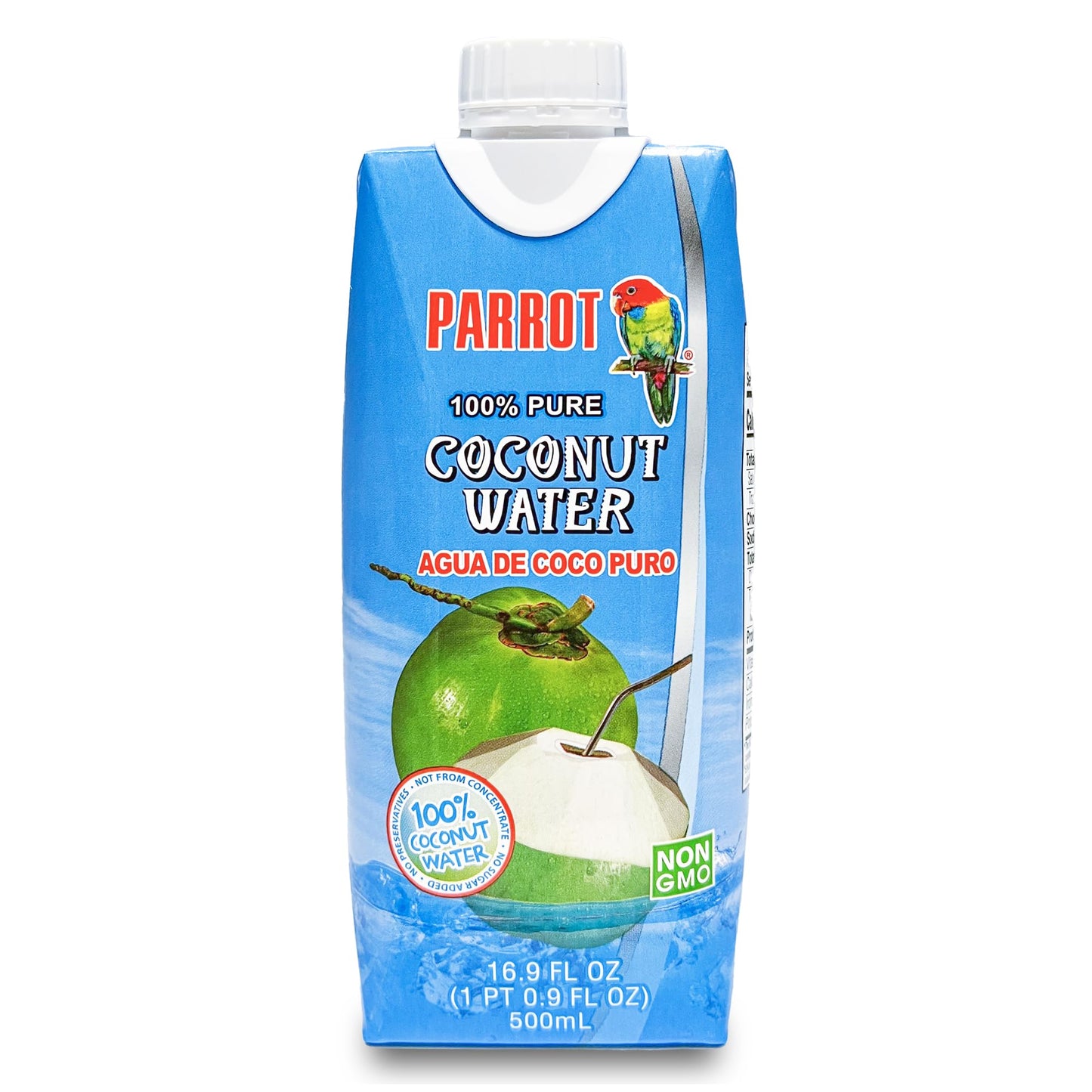 Parrot Brand 100% Pure Coconut Water 16.9 fl.oz.?Pack of 12?