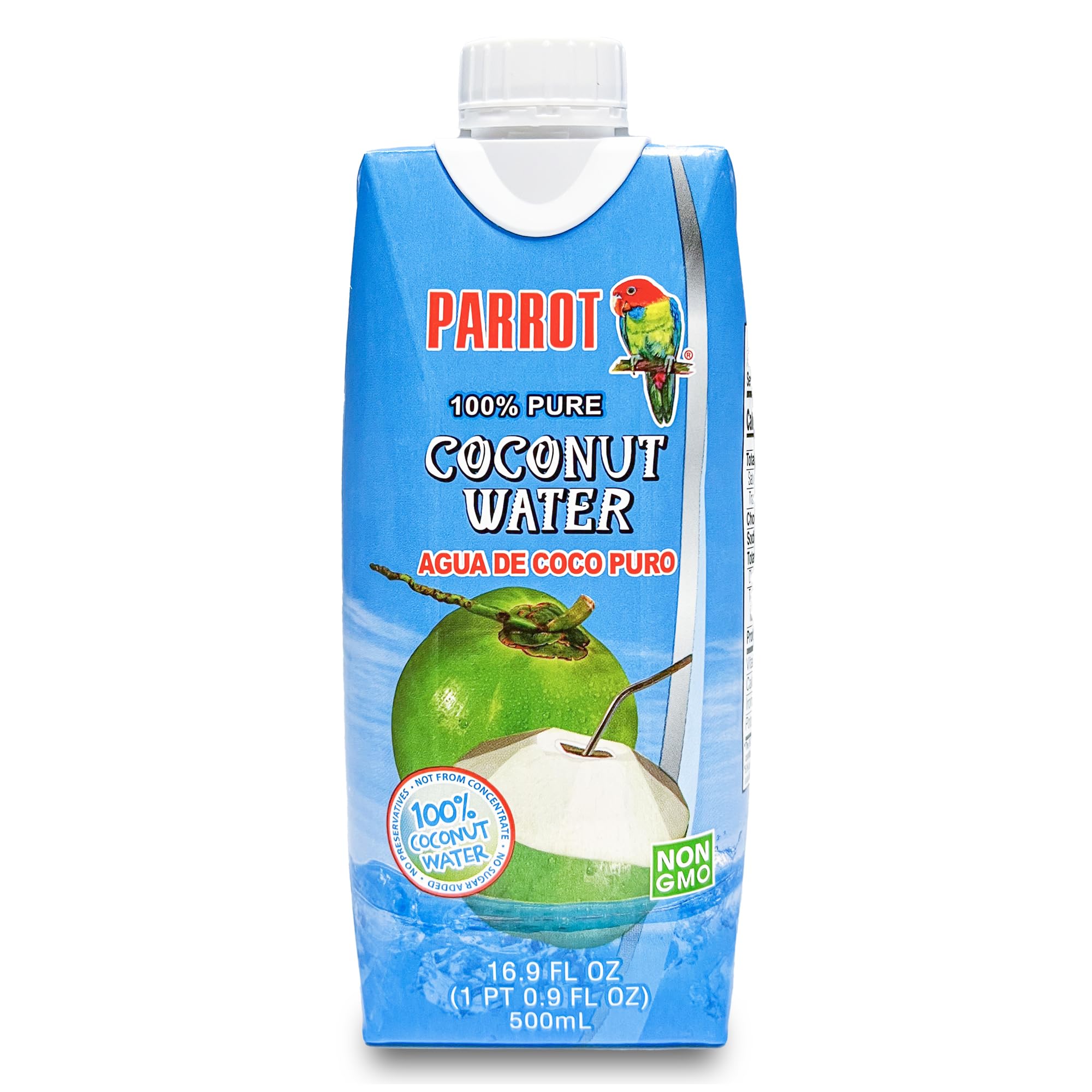 Parrot Brand 100% Pure Coconut Water 16.9 fl.oz.?Pack of 12?