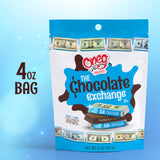 Money Chocolate Bars, 4oz Bag of Money Themed Candy, Perfect Chocolate Dollar Bills for Party Favors, Piñatas, Classroom Rewards or Holiday Stockings