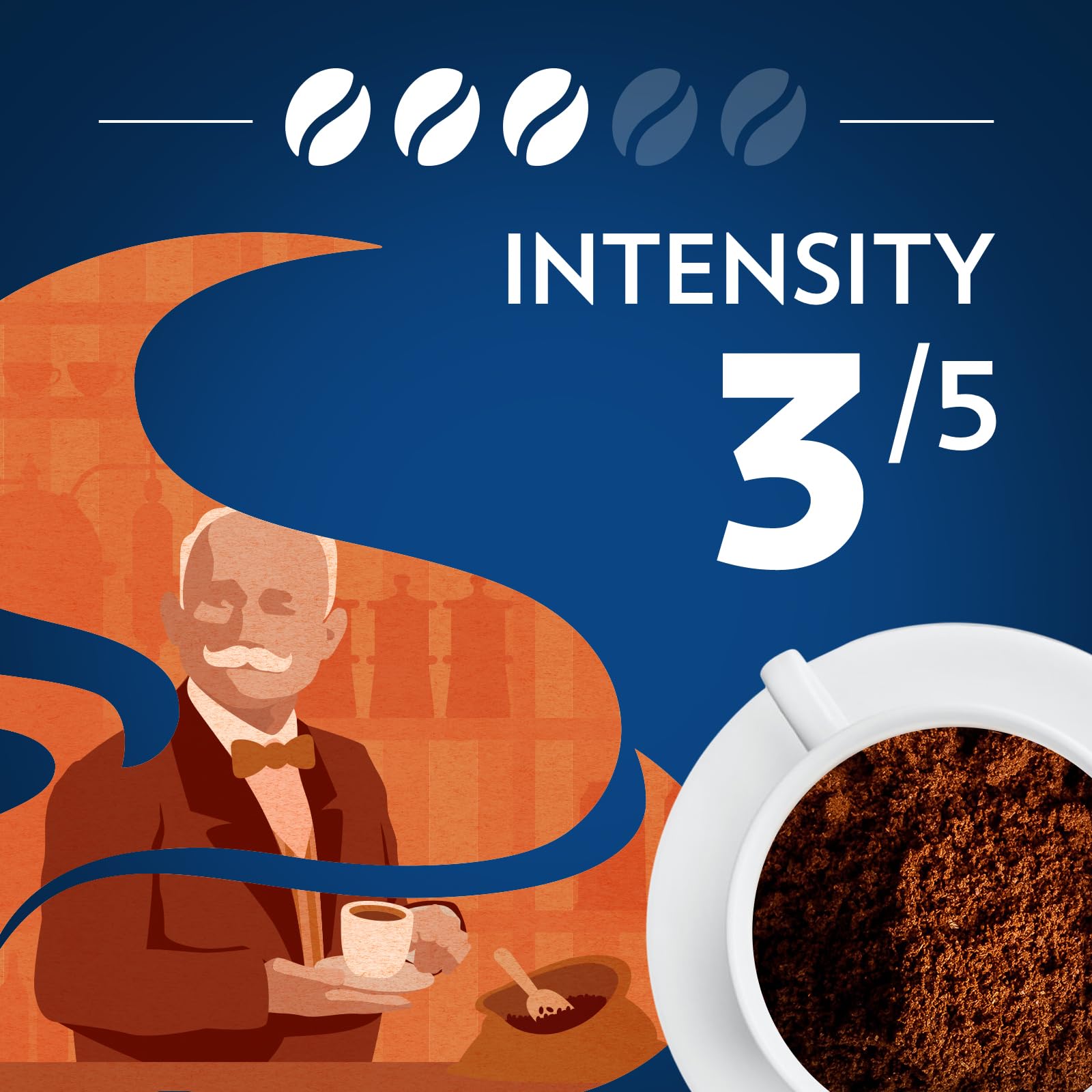 Lavazza House Blend Perfetto Ground Coffee, Medium Roast, 100% Arabica, 12 oz Bag (Pack of 3)