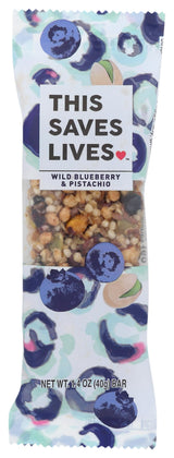 This Bar Saves Lives Wild Blueberry Pistachio, 1.4 oz