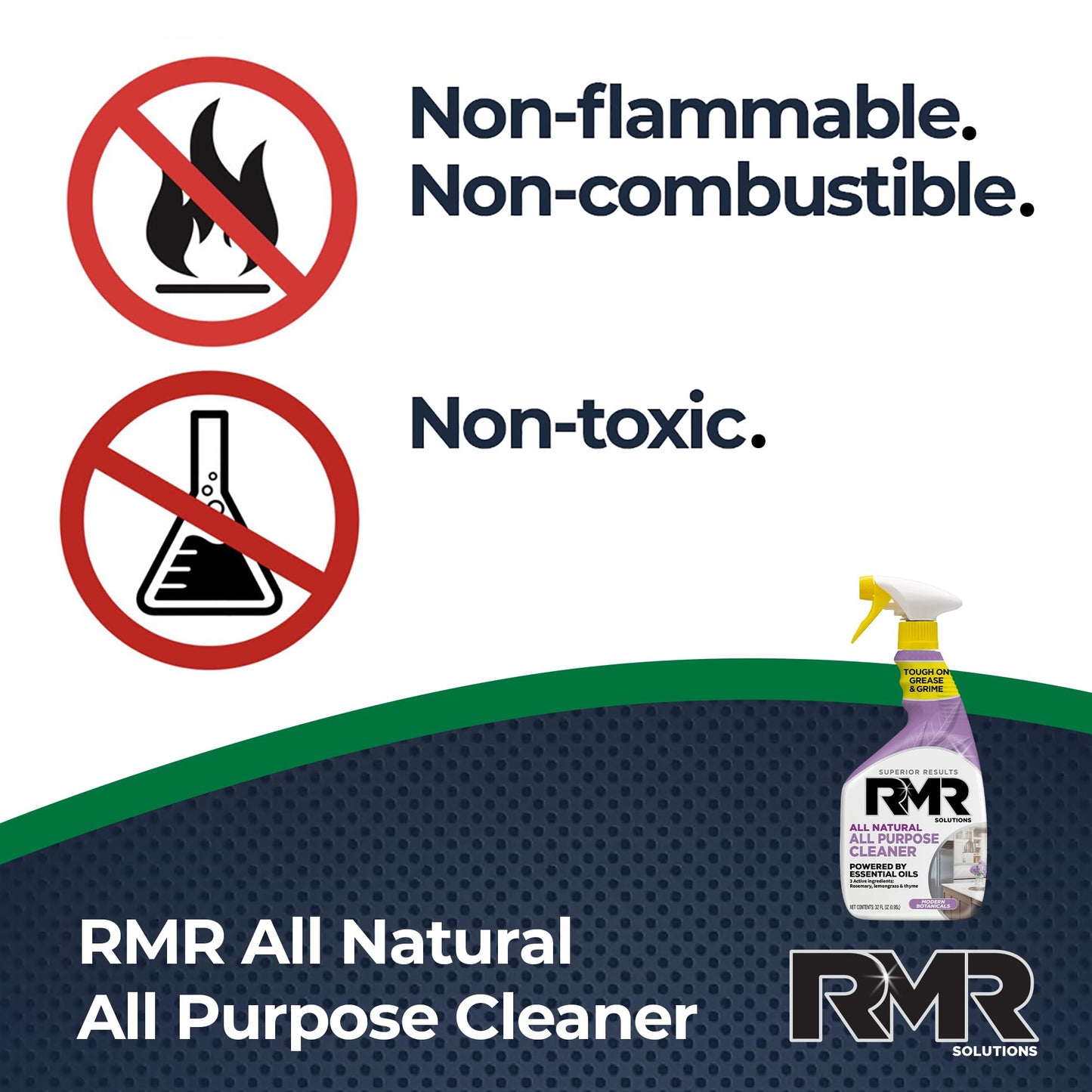 RMR Total Clean Team - Instant Stain Remover + All Natural All Purpose Cleaner, Indoor/Outdoor Cleaning Spray Kit for Kitchens, Bathrooms, Furniture