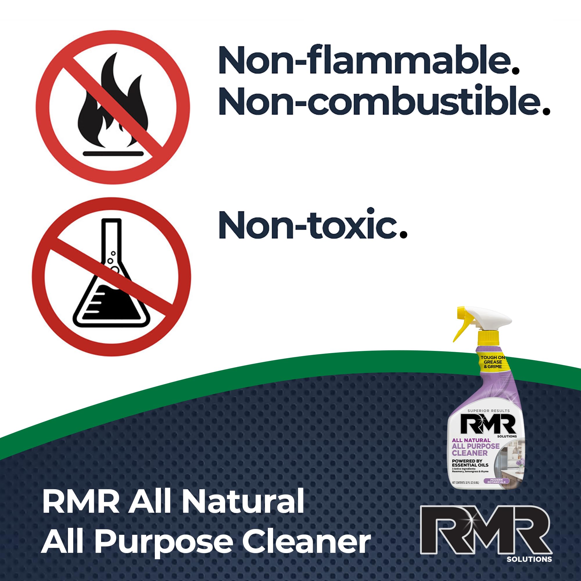 RMR Total Clean Team - Instant Stain Remover + All Natural All Purpose Cleaner, Indoor/Outdoor Cleaning Spray Kit for Kitchens, Bathrooms, Furniture