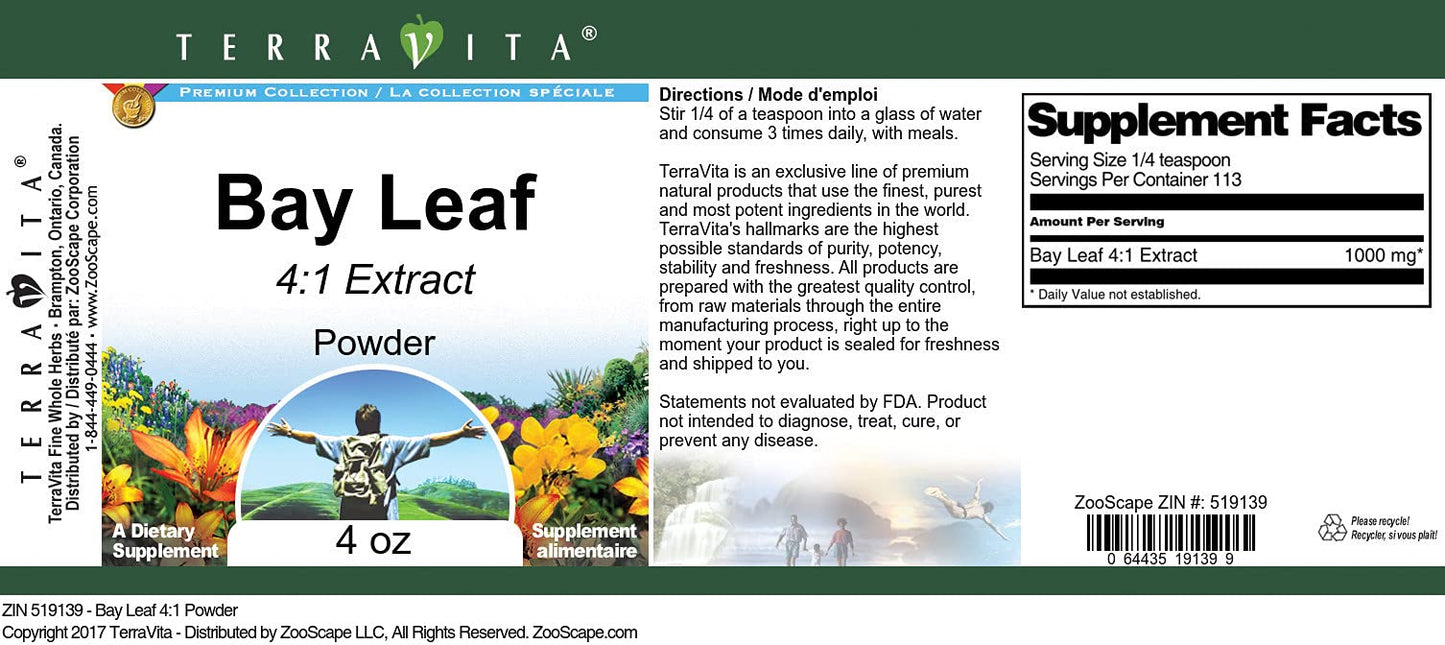 Bay Leaf 4:1 Powder (4 oz, ZIN: 519139)