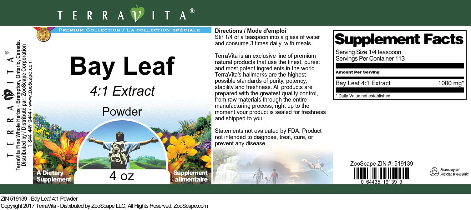 Bay Leaf 4:1 Powder (4 oz, ZIN: 519139)