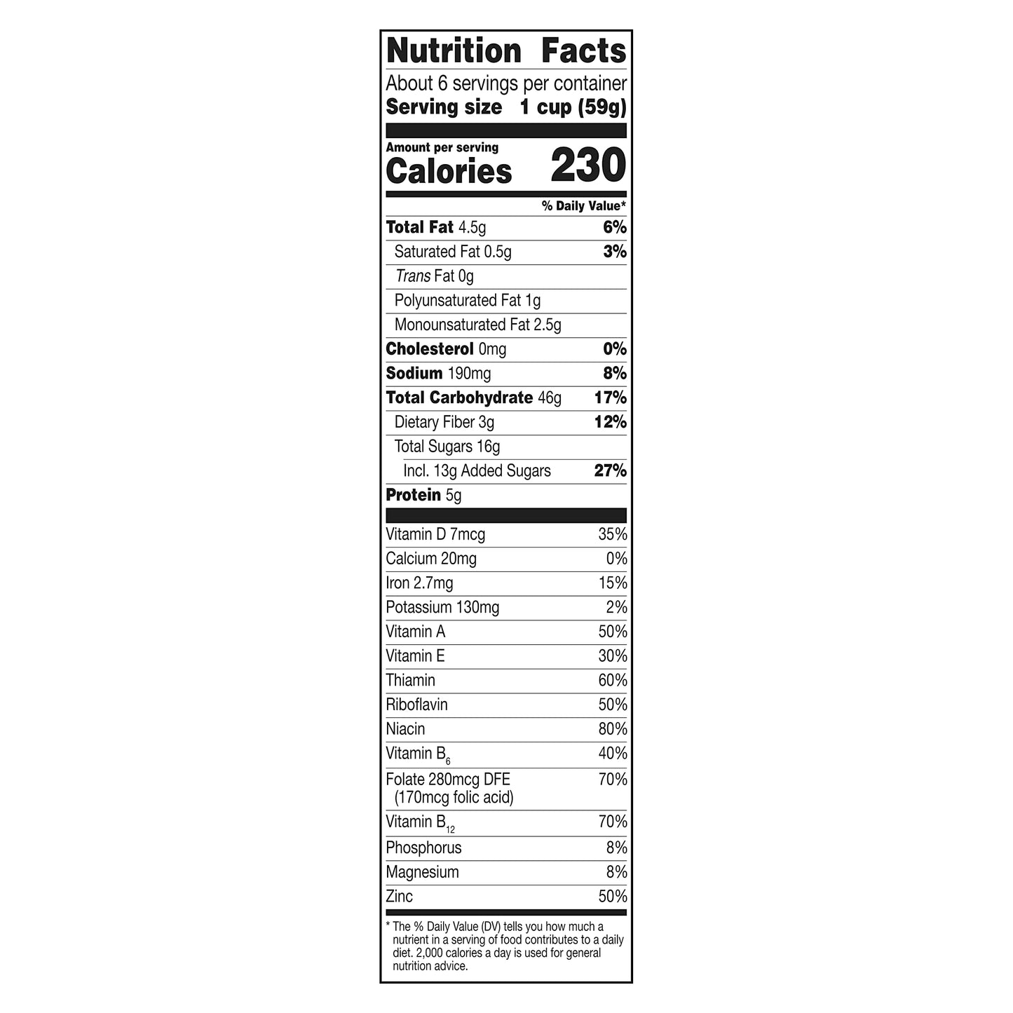 Sweet Dreams Night Time Cereal, Blueberry and Almond, 13.5 OZ Box