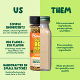 Benissimo Sweet Bell Pepper Seasoning, Flake & Herb Blend for Pasta, Dips, Sandwiches, Soups, Marinades, Grilling & Everyday Cooking with Pet Shaker |