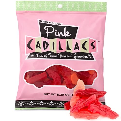 Gerrit's Gummy Pink Cadillacs, 5.2 Ounces