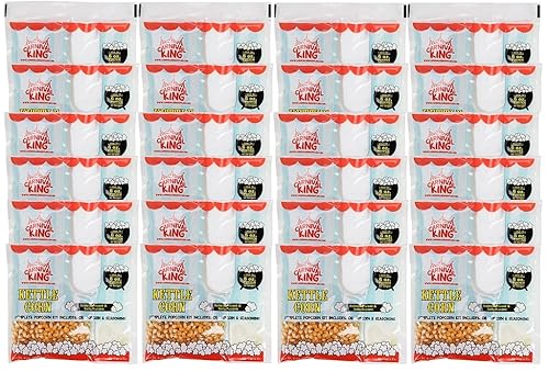 King All-In-One Kettle Corn Popcorn Kit for 6.1 oz. Popper - 24 Case