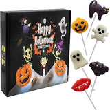 Fruidles Halloween Lollipop Suckers Candy, Spooky Candies, Great for Halloween Goody Bag Fillers, Individually Wrapped (12-Pack)
