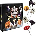Fruidles Halloween Lollipop Suckers Candy, Spooky Candies, Great for Halloween Goody Bag Fillers, Individually Wrapped (12-Pack)