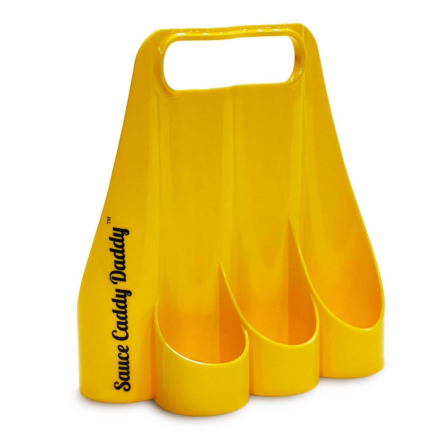 SAUCE CADDY DADDY 6-bottle Carrier for Hot Sauce, Holds Standard 5oz Bottles, Hot Sauce Organizer, Condiment Holder