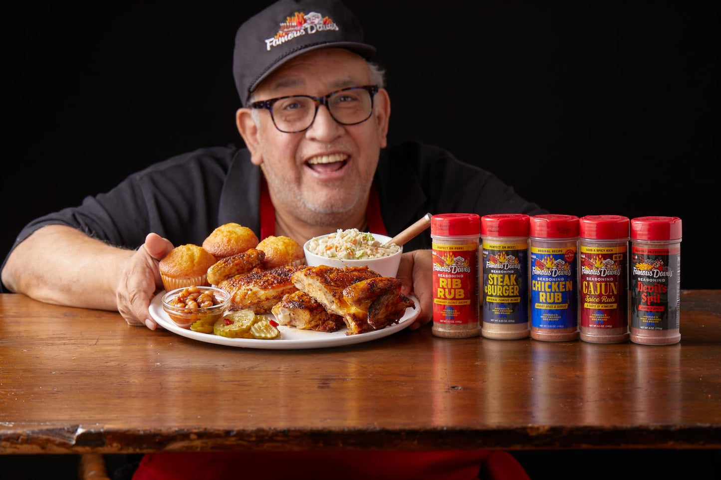 Famous Dave's Seasoning Variety Bundle - 2 pck, Steak & Burger & Rib Rub (13.75 oz.)
