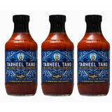 Plowboys Tarheel Tang BBQ Sauce - Carolina Style Sweet & Tangy Barbecue Sauce with Smoky Finish - Perfect for Pulled Pork, Chicken & Ribs (Pack of 3