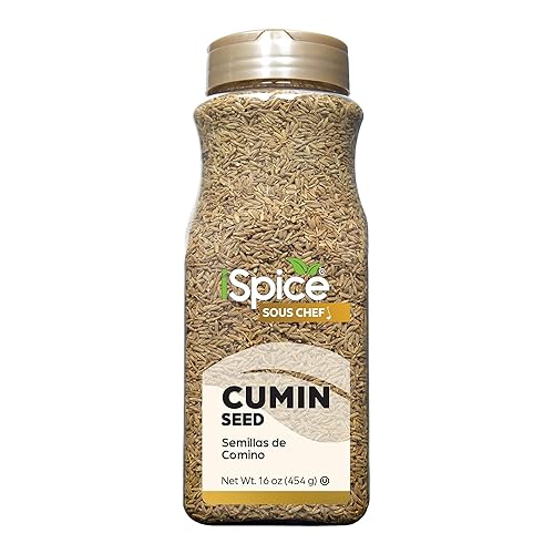 iSpice | Cumin Seed Whole | 16 oz | Bulk Size | Gourmet Spice | Kosher