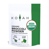 KOYAH - Organic USA Broccoli Powder (1 Scoop Equivalent to 1/4 Cup Fresh): 30 Scoops, Freeze-dried, Whole-Vegetable Powder