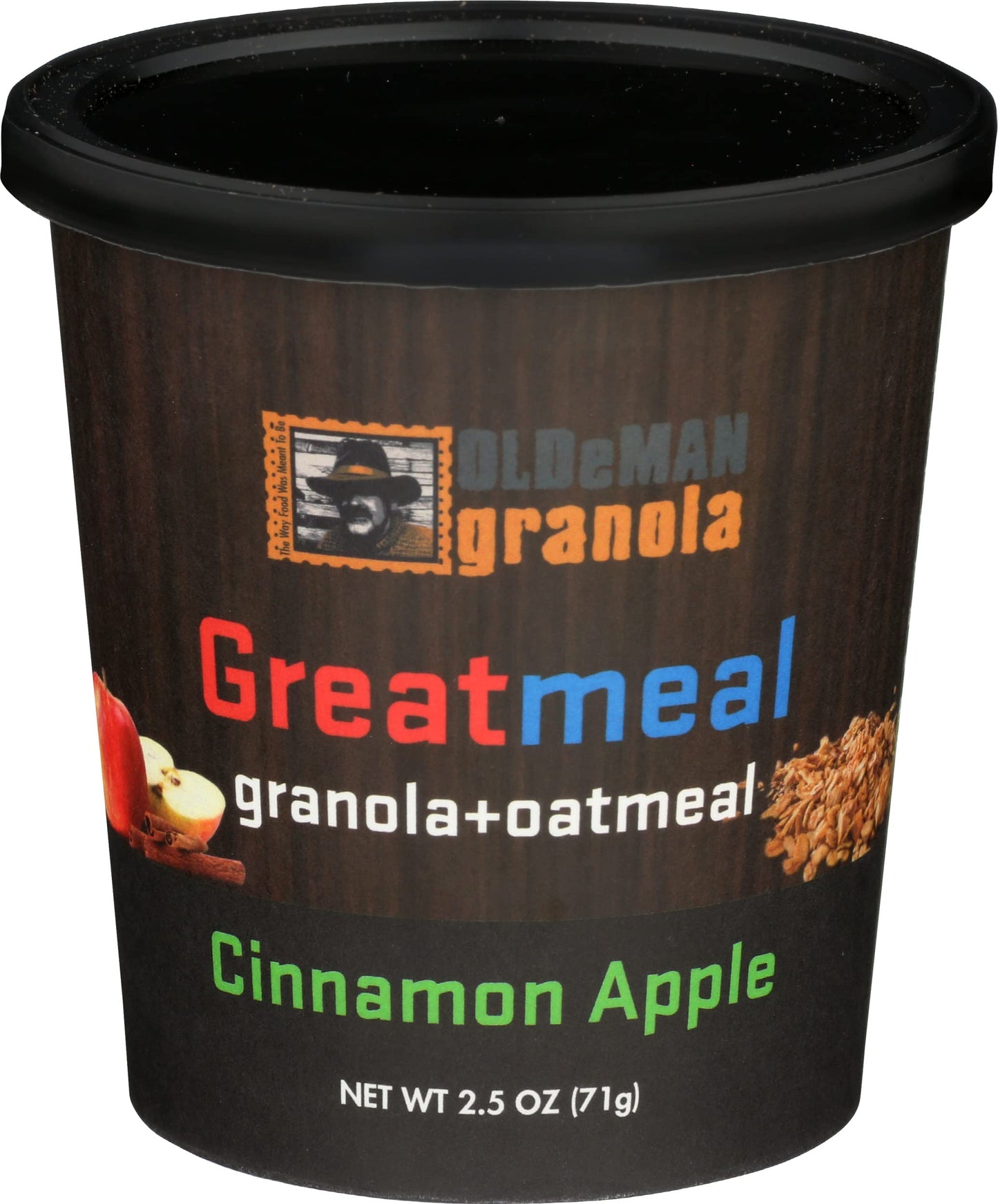 Olde Man Granola, Cinnamon Apple Granola & Oatmeal Greatmeal, 2.5 Ounce
