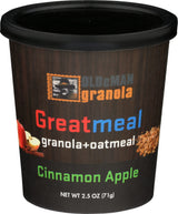 Olde Man Granola, Cinnamon Apple Granola & Oatmeal Greatmeal, 2.5 Ounce