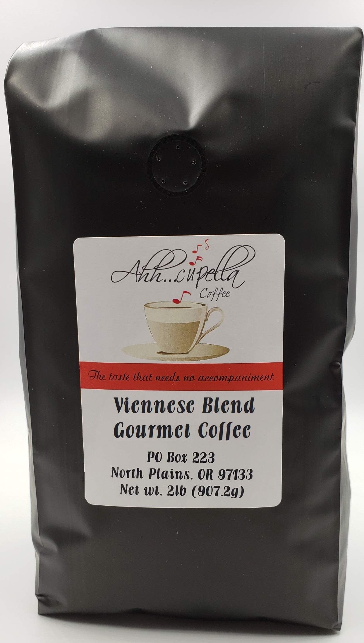Viennese Blend, Ahh..Cupella Premium Gourmet Coffee Beans, WHOLE BEAN, 32oz bag