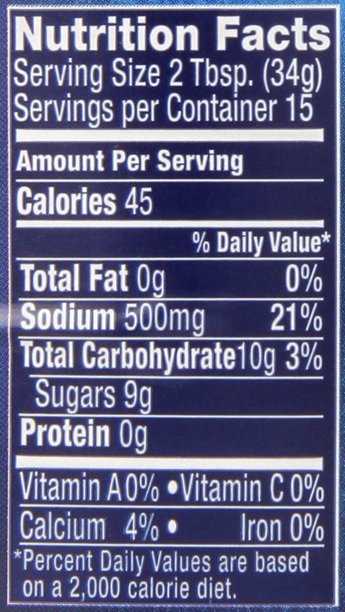 Open Pit Blue Label Barbecue Sauce - 18 Ounce Squeeze Bottle (Pack of 4) (Hickory)