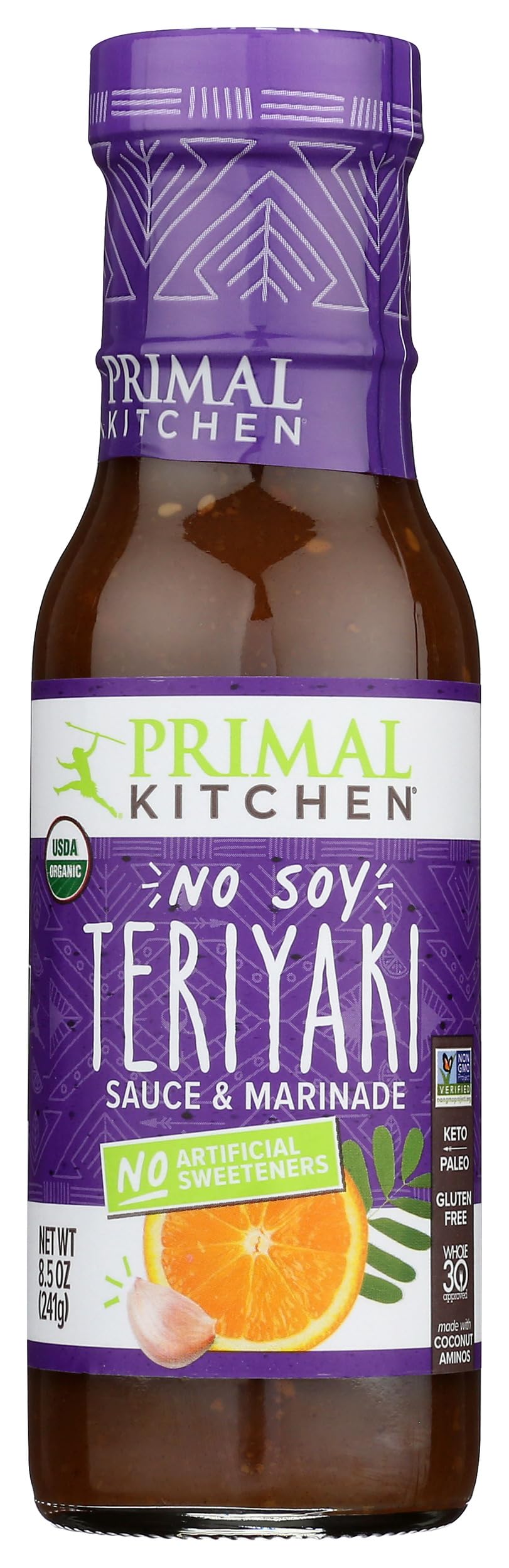Primal Kitchen Organic No Soy Teriyaki Sauce & Marinade, 8.5 OZ