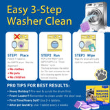 TXYXT 24 Count Washing Machine Cleaner for Pet Hair Relief Tablets - HE-Safe, Septic-Safe, Lavender Scent, 1-Year+ Supply, Pet-Friendly Washer Cleaner