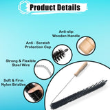 Dryer Vent Cleaner Kit - Flexible Lint Brush for Household Cleaning, Long Refrigerator Coil Brush, Dust & Pet Hair Remover (1-Pack)