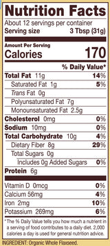 Bob's Red Mill Organic Brown Flaxseeds, 13-ounce (Pack of 6)