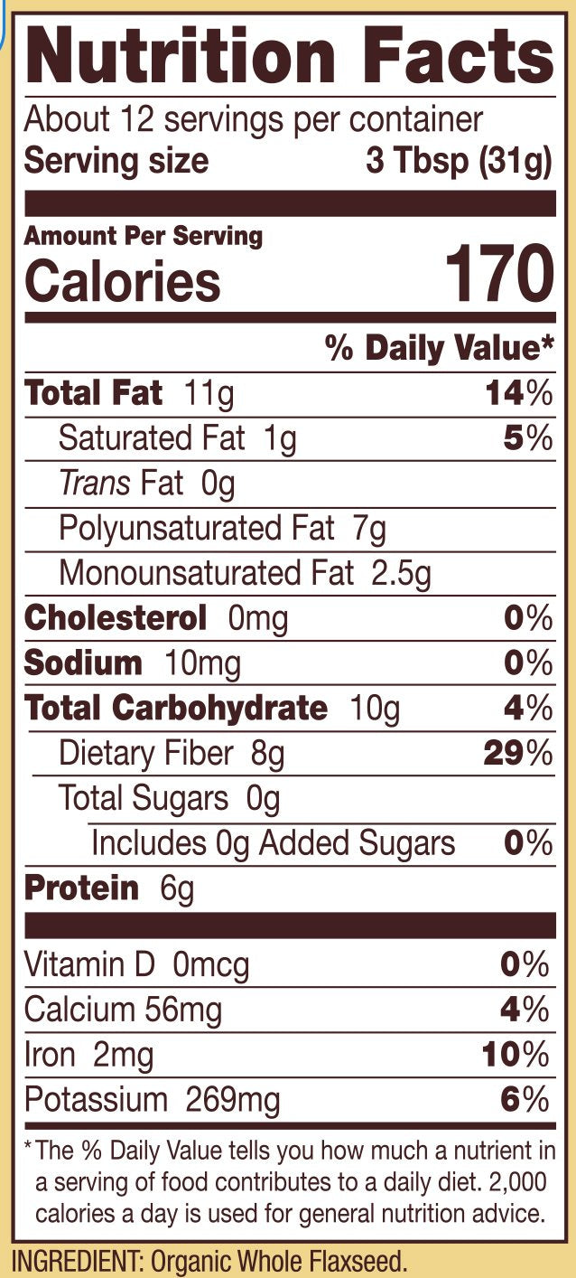 Bob's Red Mill Organic Brown Flaxseeds, 13-ounce (Pack of 6)