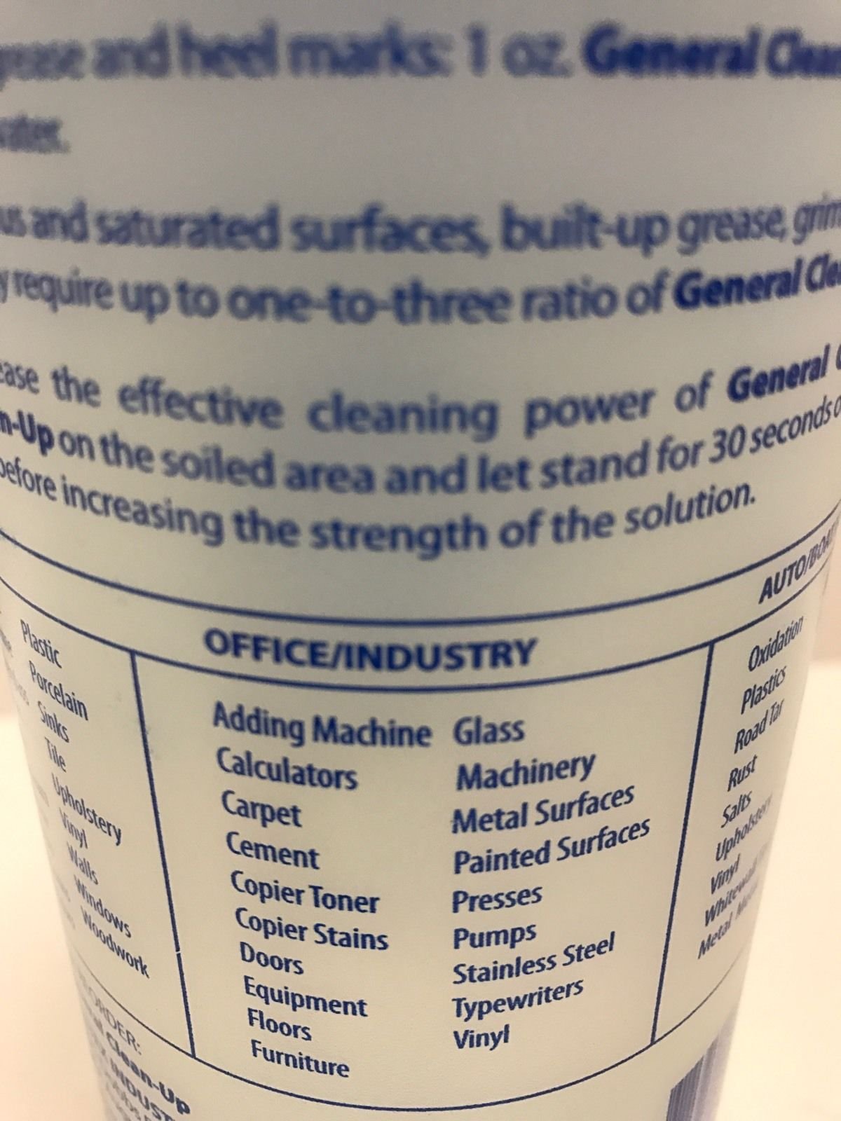 General Clean-up All Purpose Cleaner For Dirtiest, Smelliest, Most Frustrating Cleaning Jobs 32oz + GRACE-I-AM Large Cleaning Cloth