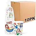 Glad for Kids Disney Mickey and Friends Disposable Paper Cups, Mickey Mouse - Heavy Duty Soak-Proof Kid-Friendly Drinking Cups, Great for Everyday