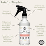Rustic Strength Lots of Purpose Spray Cleaner, Sunburst Citrus Scent, Multi-Surface, pH Balanced, Non-Toxic, Biodegradable, 16 oz